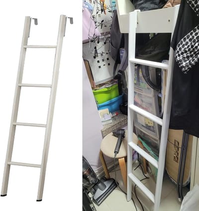 Stapelbed ladder - Camper ladder - Veilig klimmen - Afgeronde randen - 140 cm - Metaal