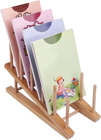Puzzelrek Opberger - Puzzelhouder - Puzzels Organiseren - Natuurlijke Houtconstructie - 30 x 13 cm - Houtkleur