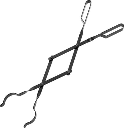 Vuurkorf Tang - vuurtang - haardaccessoires - open haarden - Vuurplaats Tool voor Outdoor Indoor Camping - houtkachels - vuurkorven - zwart - staal - 26inch