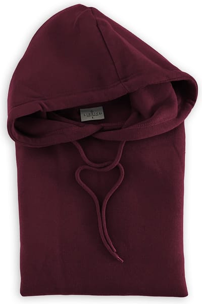 LINNICK Sweater - Hoodie Heren - Hoodie Dames - Trui met Capuchon - Burgundy - Maat S - Truien Dames en Heren