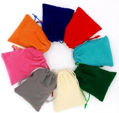 Fluwelen Sieradenzakjes - Cadeauverpakking Opbergzakjes - Kleine Items Verpakken - Zachte Fluweel Stof - 5x7 tot 10x15 cm - Meerdere Kleuren