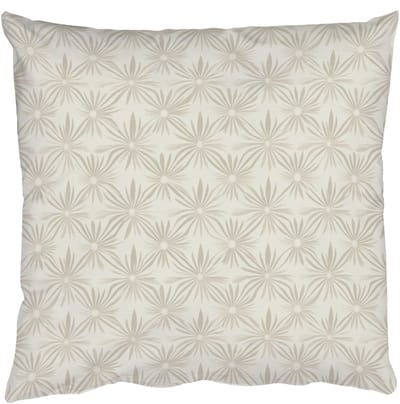 Sierkussens - Kussentjes Woonkamer - 50x50 cm - Patroon - Bloemen - Beige
