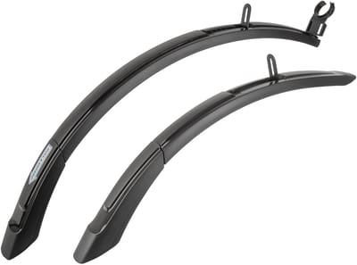 M-Wave Mud Max F+R ADJ S Voor- & achterspatbord (set)