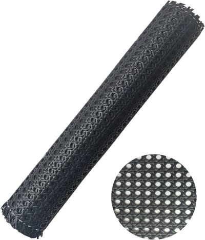Zwart Rotan Rollen 40 cm x 2 Meter voor Meubels en Decoratie