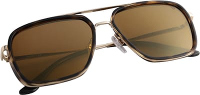 Brunotti - Oleron - Zonnebril Brown - Unisex - UV400 Zonnebril - Gepolariseerde Zonnebril - ONE SIZE