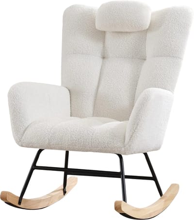 TamTrade Schommelstoel - Relaxstoel - Relaxzetel - Schommel fauteuil - Loungestoel - 100kg draagvermogen - Ergonomisch - Beige