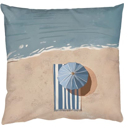 Sierkussens - Kussentjes Woonkamer - 50x50 cm - Strandlaken - Strepen - Parasol - Strand