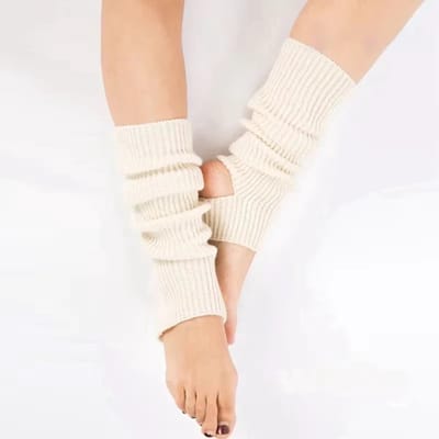 Warme Beenwarmers voor Winter – Lange Gebreide Kousen – Fitness, Yoga, Ballet & Latin Dance – Comfortabele Losse Sokken voor Vrouwen – Sport Sokken, Dans Beenwarmers, Yoga Accessoires