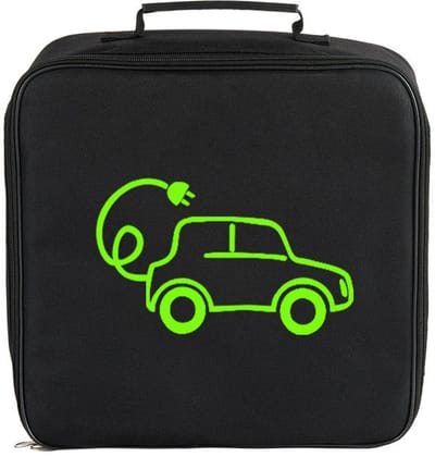 NTHProducts - Oplaadkabel Tas - Kabel Organizer - Duurzaam en Waterproof - Zwart - Compact en Handig - Geschikt voor Auto Accessoires - Voor Alle Kabels