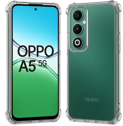 TechNow Hoesje geschikt voor OPPO A5 5G Hoesje Screenprotector - Extreme Shock Case – Case Transparant