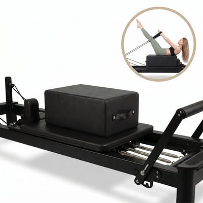 Pilates Box – Zwart – Accessoire voor Pilates Reformer – Extra Comfort & Trainingsvariatie - Pilates Set