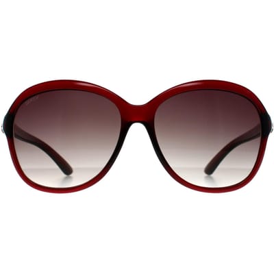 Seksy N2812 C transparante bordeaux rook gradiÃ«nt zonnebril