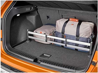 Scheidingswand voor laadruimte - Aluminium ladingbeveiliging voor Seat Arona, Ateca en Ibiza (dubbele laadbodem)