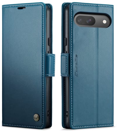 CaseMe Hoesje - Geschikt voor Google Pixel 10 / Pixel 10 Pro Hoesje - CaseMe 023 Wallet Book Case - Blauw