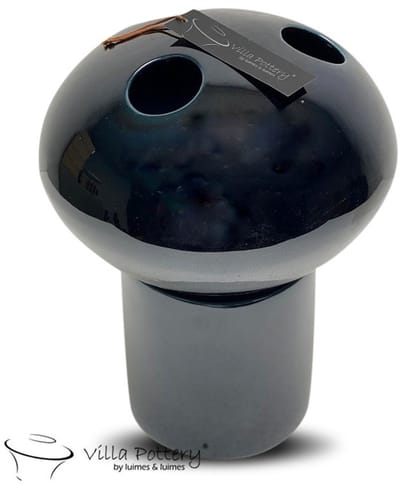 Marrakech Vaas Blauw Zwart D22 x H26