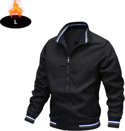 Livano Windjas Heren - Parka - Lente & Herfst - Jas - Volwassen - Windjack - Windbreaker - Outdoor - Zwart - L