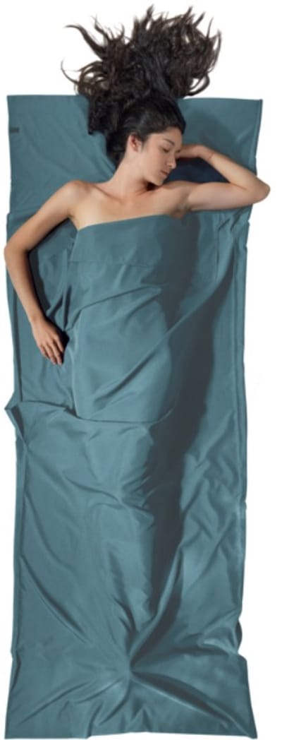 Cocoon Travelsheet, 100% Lyocell (Maat - 220 x 90 cm, Kleur - Eucalyptus green)