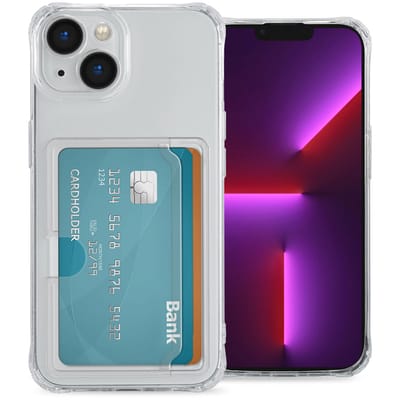 imoshion Softcase Backcover met pasjeshouder voor de Apple iPhone 14 - Transparant