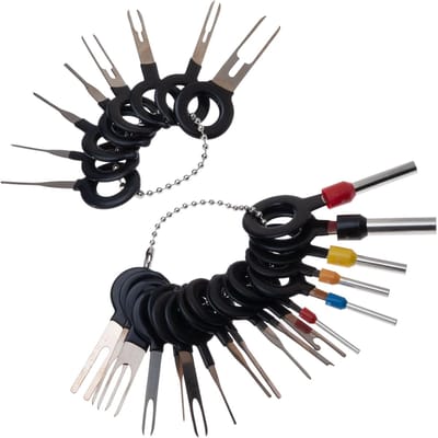 Terminal Verwijder Set - Pin Extractor Gereedschap - Auto Elektronica Reparatie - Schadevrij Verwijderen - 26 Delig