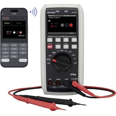 VOLTCRAFT VC915 Multimeter Digitaal CAT III 1000 V, CAT IV 1000 V Weergave (counts): 20000