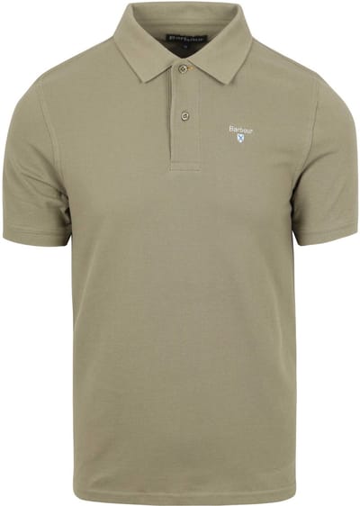 Barbour Pique Polo Dusty Groen - Maat XL - Heren