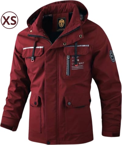 Bovista Winterjas Voor Heren - Parka - Winter - Jas - Volwassen - Rood - Maat XS