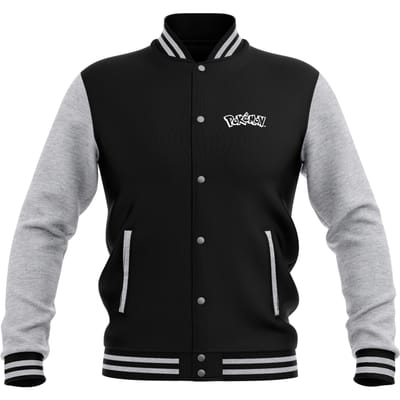 Pokémon Blastoise Unisex Varsity Jacket - Black/Grey - S