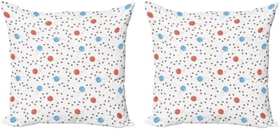 ABAKUHAUS Kattenkissenhoes 40x40 cm – Dubbelzijdig druk – Multicolor