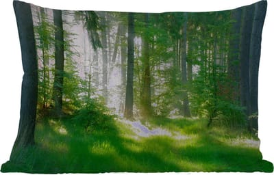 Buitenkussens - Tuin - Natuur - Bomen - Bos - Groen - Zon - Gras - Planten - 50x30 cm