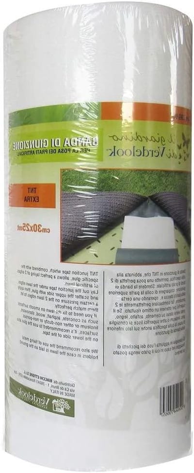 Verbindingsband Kunstgras - Voegband Rol - Gazon Randen Verbinden - Extra Versterkt TNT - 30 cm x 25 m - Wit