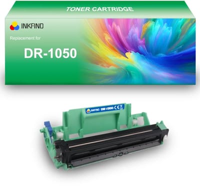 INKFIND DR1050 drum unit (geen tonercartridge TN1050) compatibel met Brother DR1050 DR-1050 DR1000 DR-1000 - 1-pack