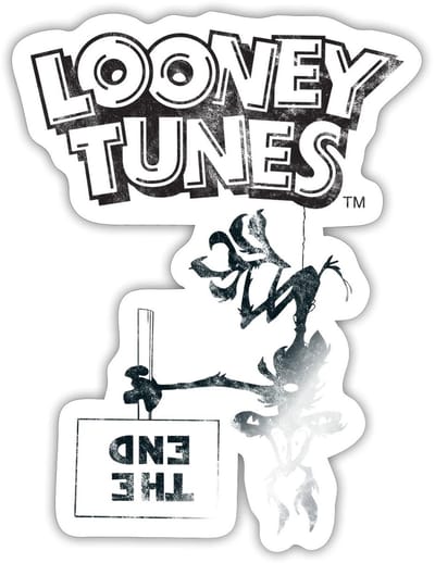 Looney Tunes Wile E. Coyote Sticker maat S (10 x 10 cm)