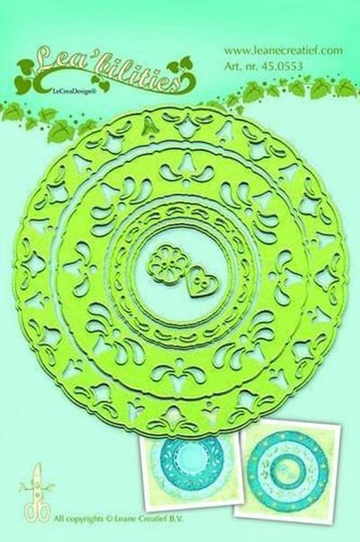 LeCrea - Leabilitie Frame circles snij en embossing mal 45.0553