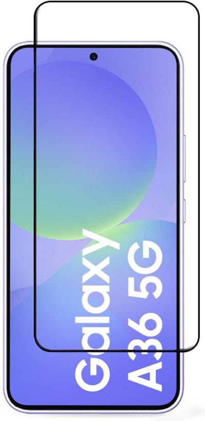 Full Cover Screenprotector Geschikt Voor Samsung A36 - Volledige Beschermglas - PREMIUM Tempered Glass - 1 stuk