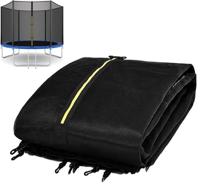Trampoline Veiligheidsnet - Vervangend Net - Veilig Springen - Ademend en Slijtvast - 1.8 2.4 3 meter - Zwart