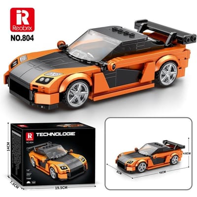 Hoge Kwaliteit 367 Stuks Hoge Kwaliteit Oranje Hoge Kwaliteit Rx7 Hoge Kwaliteit Racen Hoge Kwaliteit Auto Hoge Kwaliteit Bouwen Hoge Kwaliteit Blokken Hoge Kwaliteit