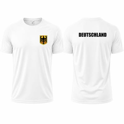 Landenteams Duitsland - WK 2026 - Voetbal Shirt - Maat S - Voetbaltenue - Voetbal Spullen - Dry Fit - Ademend - Mesh - Raglan Mouwen
