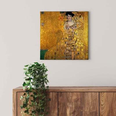 Canvas print DD123295 AdeleBlochBaue A.S. Création 0,5 x 0,5 m Geel Kantoor Hal/Gang Keuken Slaapkamer Woonkamer