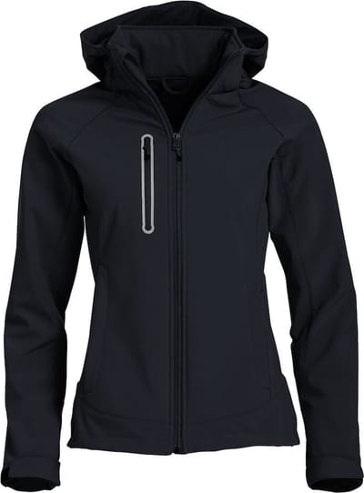 Clique Milford Softshell Jacket Ladies 020928 - Vrouwen - Zwart - 3XL