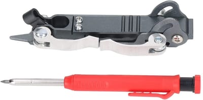 Dailygoods- Schrijfhulpmiddel Duidelijke Schaal - Gereedschap voor Houtbewerking - Graffiti - Lijnmeting - Schetsmeter - Drie Meetmodi - Aftekengereedschap
