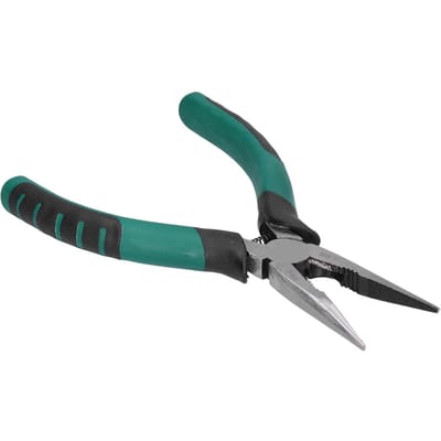 Puntbektang 45 Staal 6 Inch Lange Bek Tang voor Buigen Staaldraad Grijpen Klein Voorwerp black