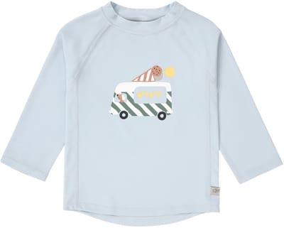 Lässig Ice Cream Truck Zwemshirt Lange Mouw - Maat 62/68 - Illusion Blue