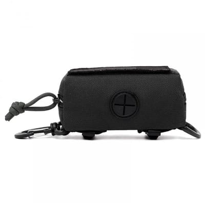 Dailygoods- Hondenpoepzakhouder met karabijnhaak - Poepzakdispenser - Waterdicht polyester - Voor hondenuitlaten - Gemakkelijk te bevestigen - Geschikt voor outdoor avonturen