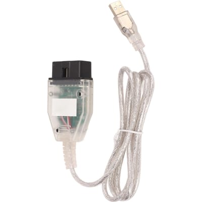 Scanner OBD2 OBDII Lecteur de codes d'erreur de diagnostic Câble adaptateur de scan Remplacement pour logiciel de diagnostic TIS white