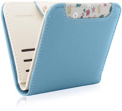 Dailygoods- Damesportemonnee met RFID-bescherming - Kleine Mini-portemonnee - Zacht PU-leer - Lichtgewicht en Praktisch - 7 Kaartsleuven - Afmetingen 10,5 x 9 x 1,5 cm