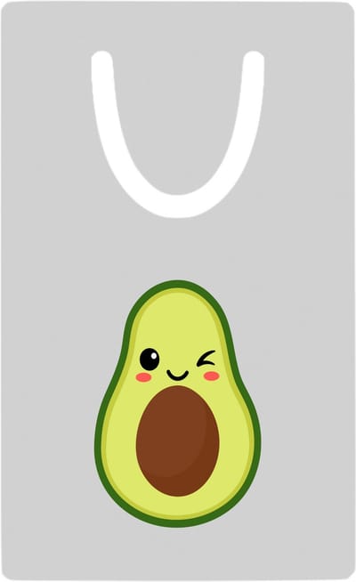Hacebo® - Avocado's metalen boekenlegger - Avocado - Fruit liefhebbers - Vrucht - gezond eten - fruit Bladwijzer boekenleggers - 7.6 cm x 5cm