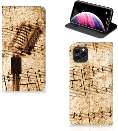 Apple iPhone 11 Pro Max Stand Case Bladmuziek