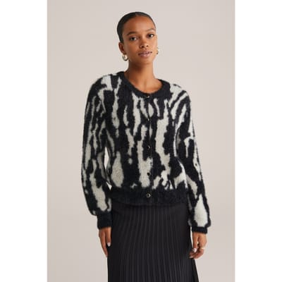 WE Fashion Knitted Cardigan Black Taglia: L | Maglioni a maglia Outlet | Donna | Nero