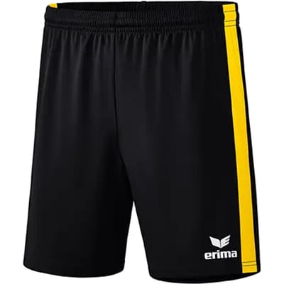 Erima Retro Star Short Kinderen - Geel / Zwart | Maat: 128
