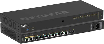 Netgear AV Line M4250-10G2XF-PoE+ (GSM4212PX) 8x1G PoE+ 240W 2x1G and 2xSFP+ Managed Switch
